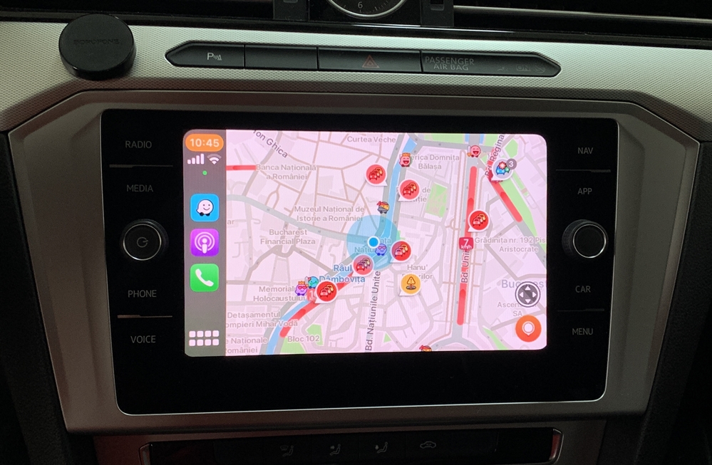 Montare 10 - Montare Camera Marsarier VW Passat B8 Highline APP Connect Apple Carplay Android Auto