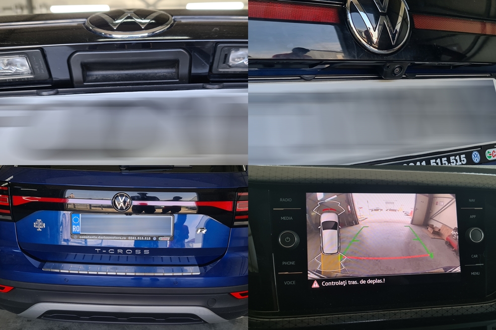 Instalare - VW T Cross 2019 Instalare Camera Spate Marsarier Originala In Maner