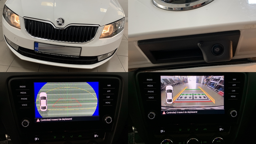Instalare - Montare Camera Spate Marsarier Originala Skoda Octavia 3 III