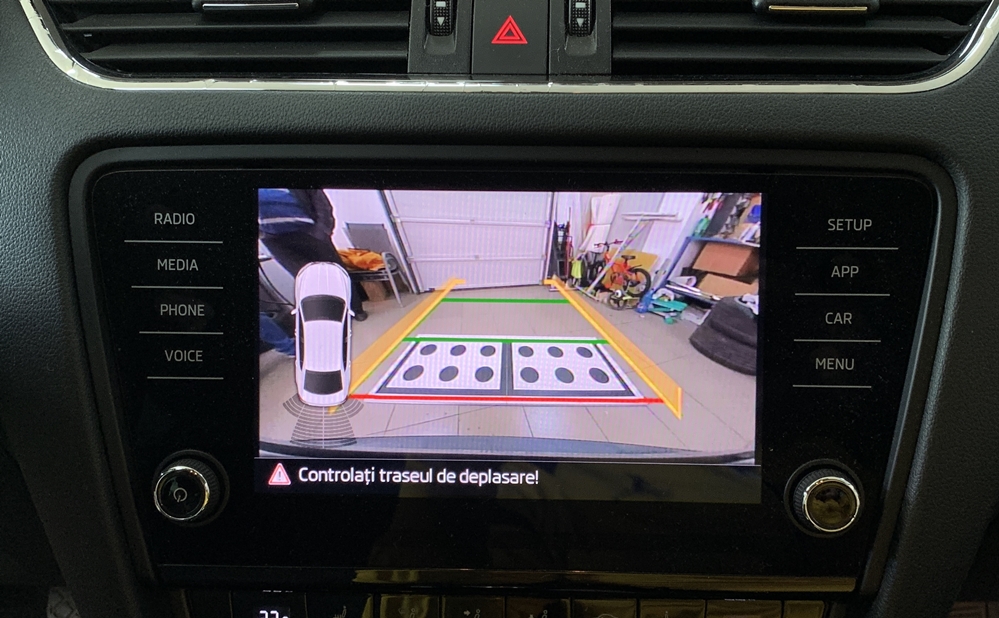 Montare 7 - Skoda Octavia 3 2019 Montaj Camera Spate Marsarier In Maner Highline