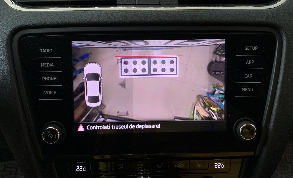 Montare 9 - Skoda Octavia 3 2019 Montaj Camera Spate Marsarier In Maner Highline