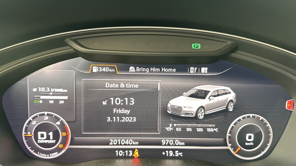 Montare 8 - Audi A4 B9 2018 Instalare Camera Spate Marsarier OEM Auto Hold Hill Hold Assist