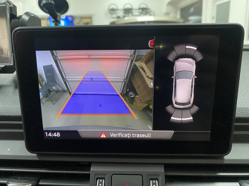 Montare 10 - Audi Q5 FY 2017 Instalare Camera Spate Marsarier OEM Highline In Maner