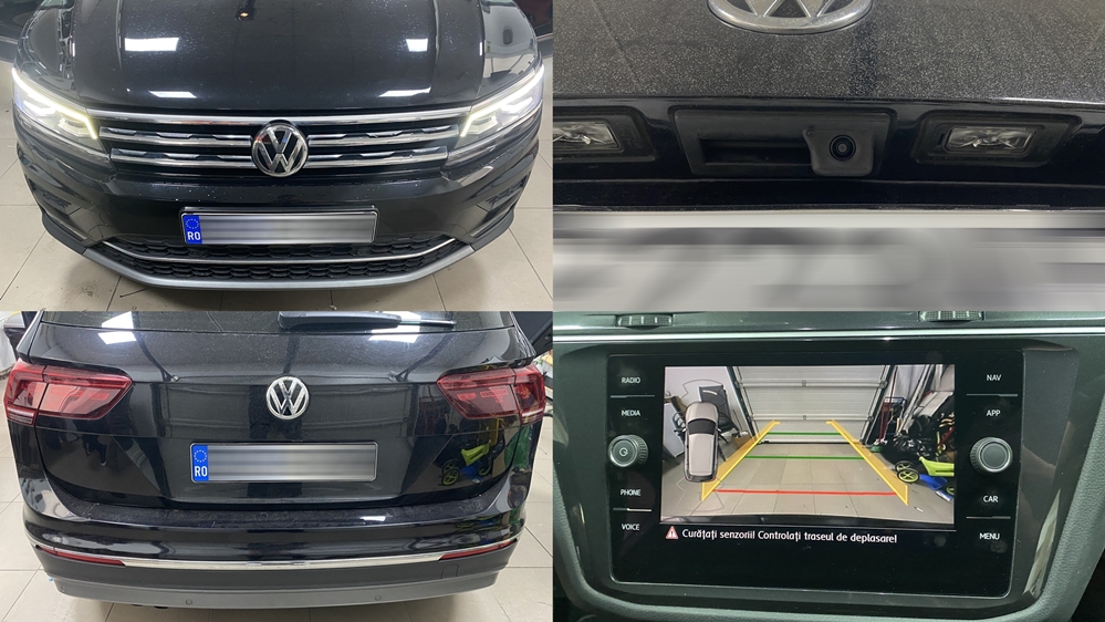 Instalare - VW Tiguan 2 AD1 2018 Instalare Camera Spate Marsarier Highline Originala