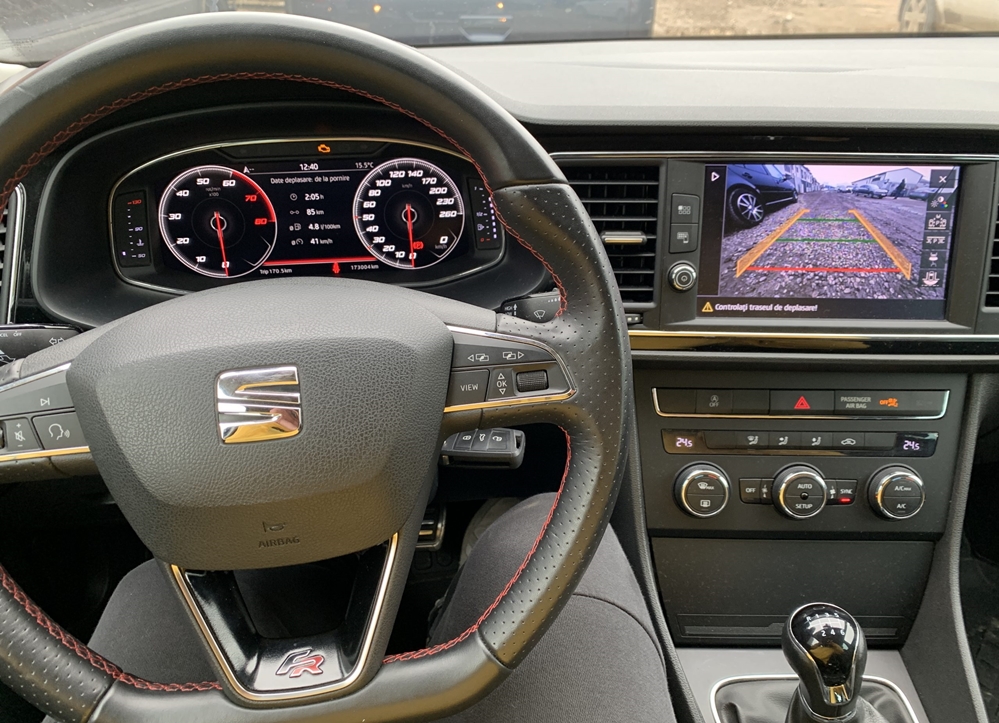 Montare 3 - Seat Leon 5F 2015 Montare Camera Spate Marsarier Originala 