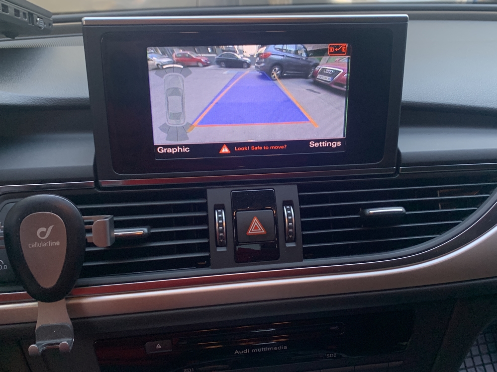 Montare 5 - Instalare Camera Spate Marsarier RVC Audi A6 C7 Unitate RMC