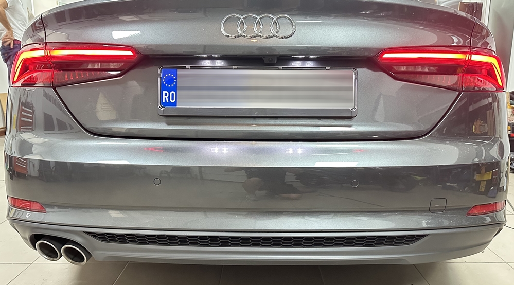 Montare 6 - Audi A5 F5 2018 Instalare Camera Spate Marsarier Senzori Parcare Fata Oglinzi Heliomate Rabatabile