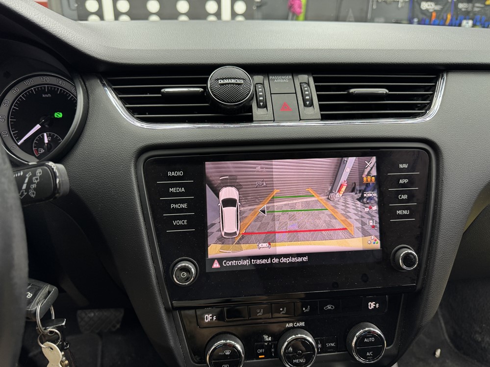 Montare 10 - Instalare Camera Spate Marsarier Skoda Octavia 3 2020 Camera Originala Highline Bucuresti