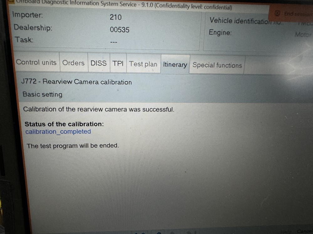 Montare 6 - Instalare Camera Spate Marsarier Skoda Octavia 3 2020 Camera Originala Highline Bucuresti