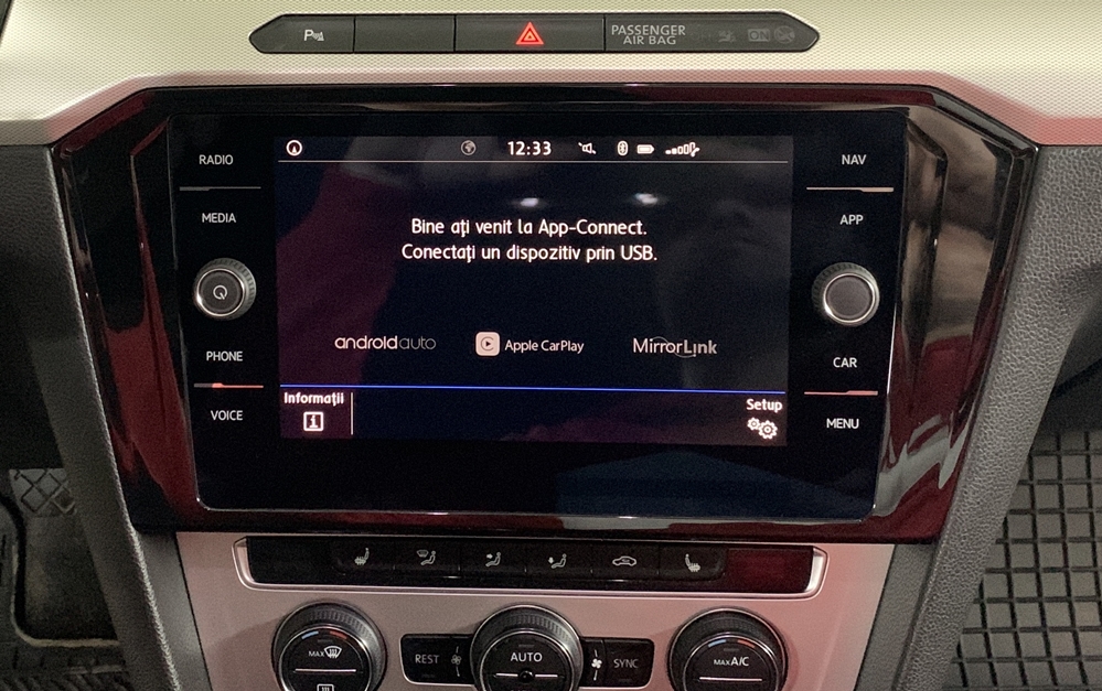 Activare 15 - VW Passat B8 2016 Instalare Camera Spate Marsarier Unitate MIB 2 APP Connect VW Montare 15 - VW Passat B8 2016 Instalare Camera Spate Marsarier Unitate MIB 2 APP Connect VW