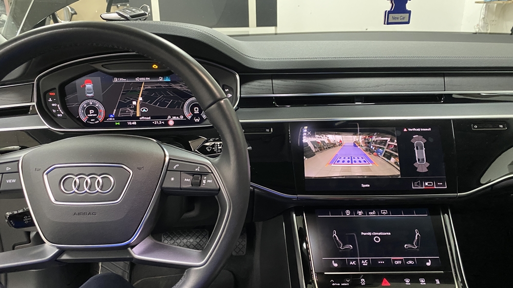 Activare 6 - Audi A8 D5 2019 Instalare Camera Spate Marsarier Video Mers Inapoi OEM Originala Highline Montare 6 - Audi A8 D5 2019 Instalare Camera Spate Marsarier Video Mers Inapoi OEM Originala Highline