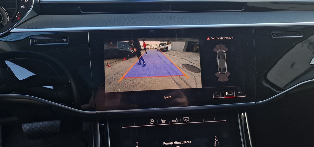Activare 9 - Audi A8 D5 2019 Instalare Camera Spate Marsarier Video Mers Inapoi OEM Originala Highline Montare 9 - Audi A8 D5 2019 Instalare Camera Spate Marsarier Video Mers Inapoi OEM Originala Highline