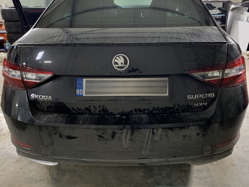 Montare 5 - Skoda Superb 3 2016 Instalare Camera Video Spate Highline Originala