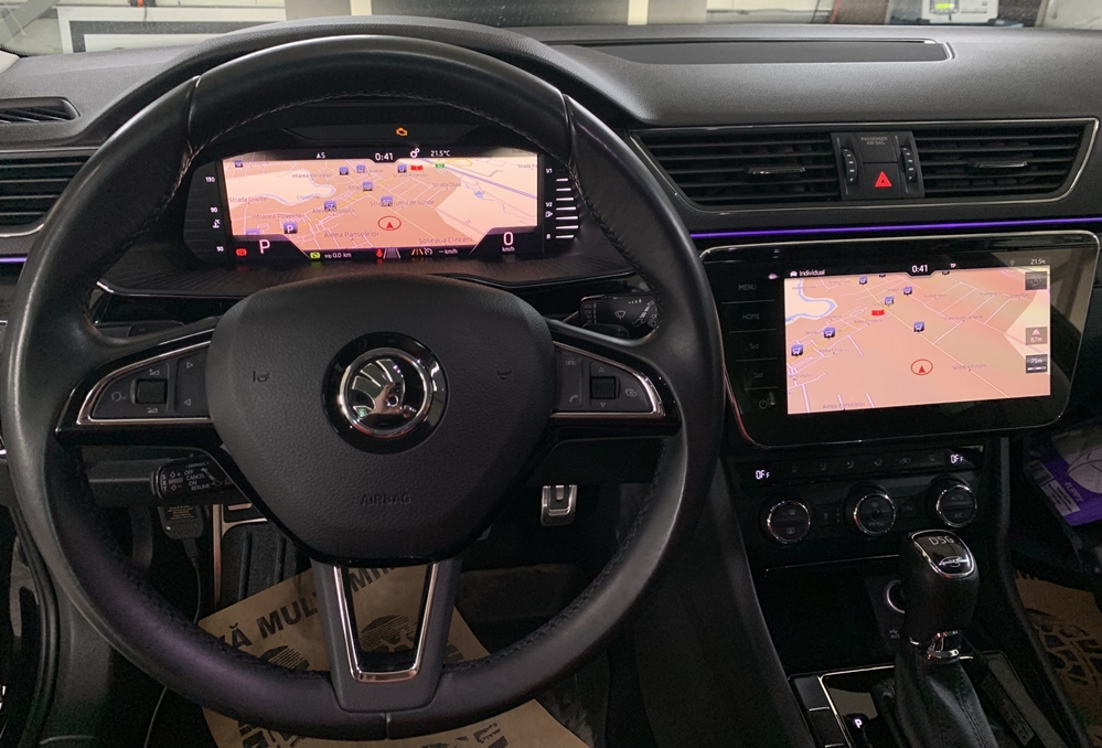 Activare 5 - Instalare Ceasuri Digitale Skoda Superb 3 III Virtual Cockpit AID Plasma LED Montare 5 - Instalare Ceasuri Digitale Skoda Superb 3 III Virtual Cockpit AID Plasma LED