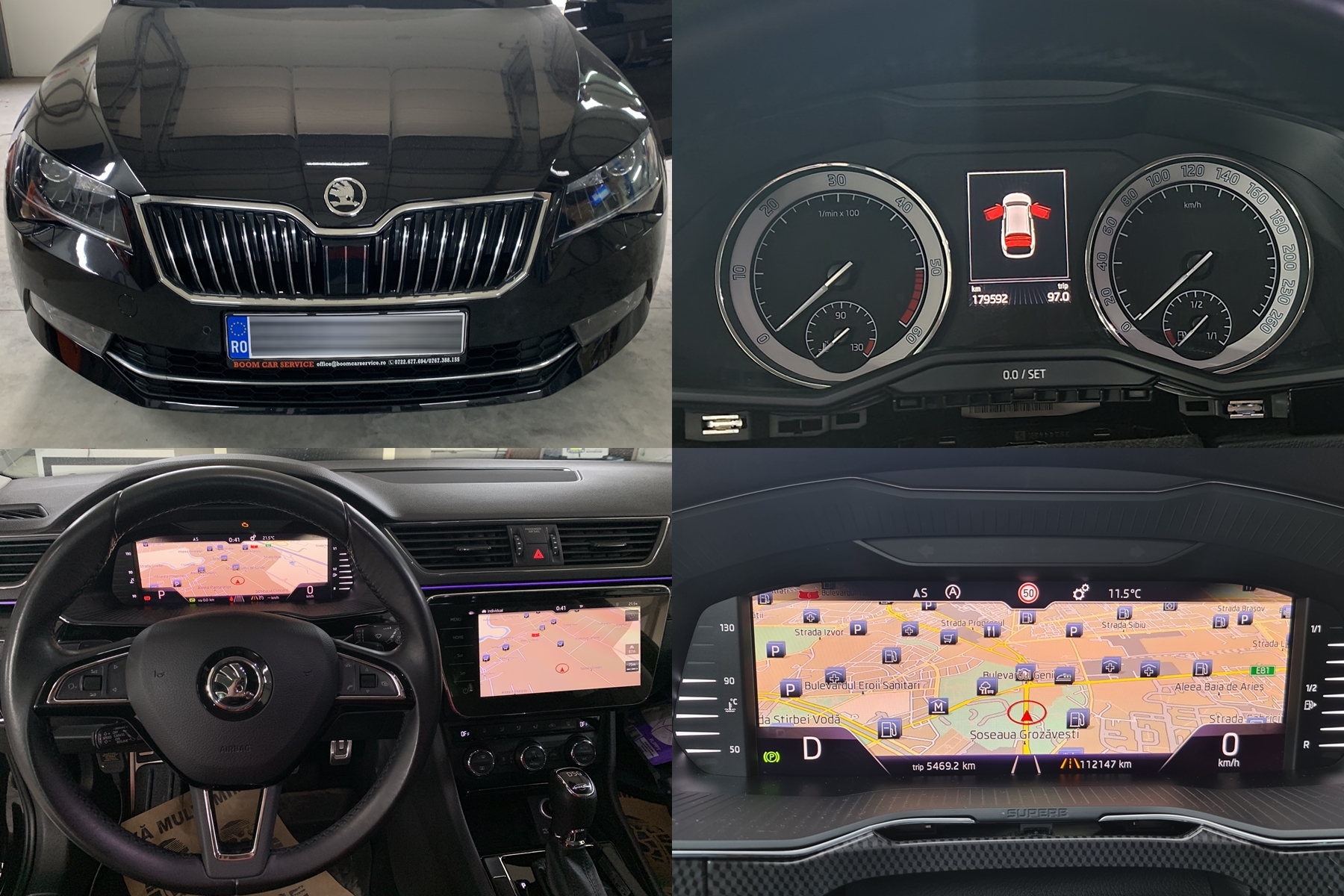 Poza - Instalare Ceasuri Digitale Skoda Superb 3 III Virtual Cockpit AID Plasma LED