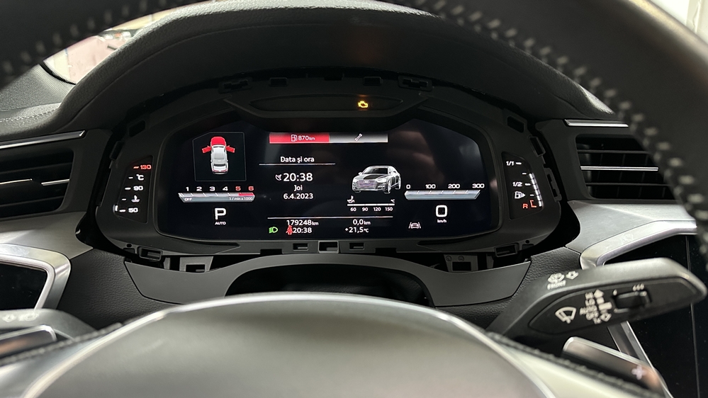 Activare 8 - Audi A6 C8 2019 Instalare Ceasuri Digitale Virtual Cockpit AID Bord Digital Montare 8 - Audi A6 C8 2019 Instalare Ceasuri Digitale Virtual Cockpit AID Bord Digital