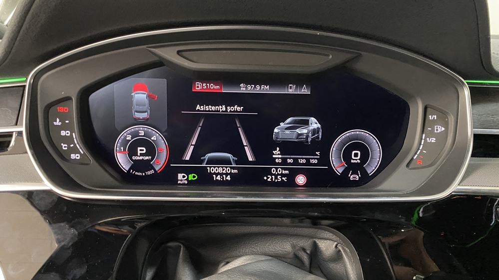 Montare 9 - Audi A8 D5 2019 Instalare Ceasuri Digitale Virtual Cockpit AID Bord Digital