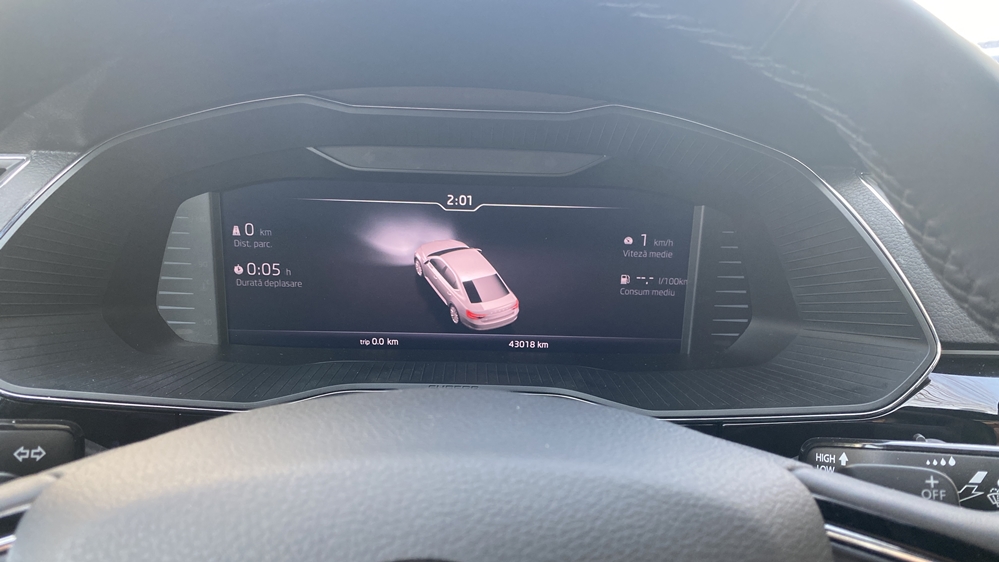 Montare 14 - Skoda Superb 3 III 2021 Instalare Ceasuri Digitale Virtual Cockpit AID Bord Digital