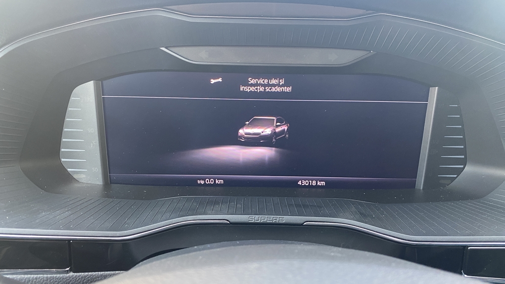 Montare 15 - Skoda Superb 3 III 2021 Instalare Ceasuri Digitale Virtual Cockpit AID Bord Digital