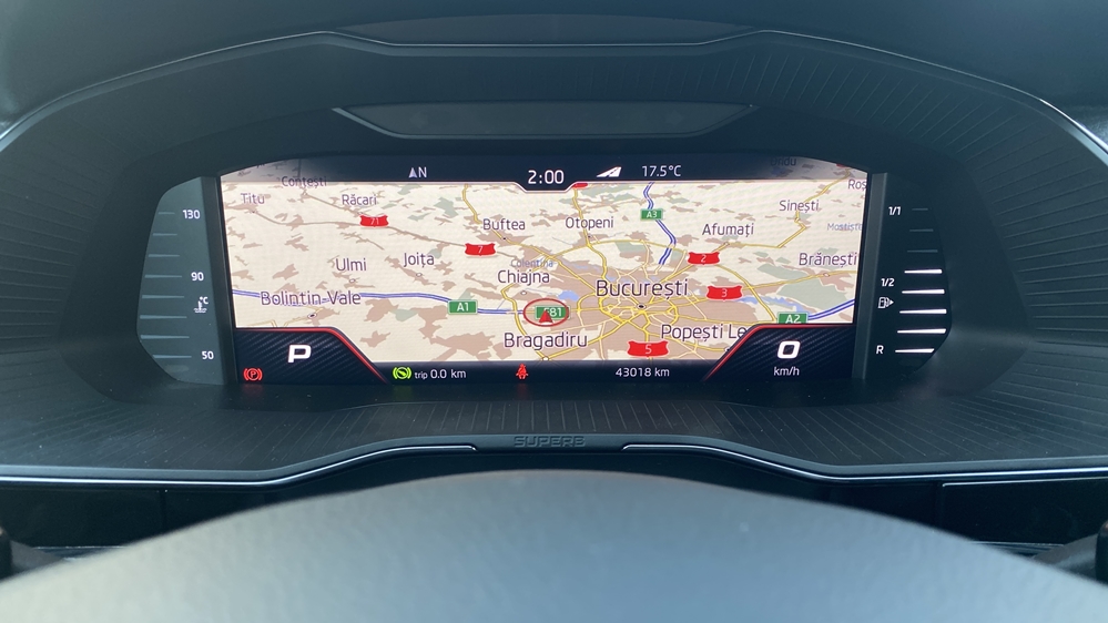Montare 5 - Skoda Superb 3 III 2021 Instalare Ceasuri Digitale Virtual Cockpit AID Bord Digital