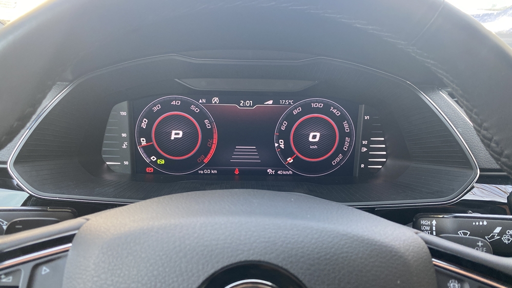 Montare 11 - Skoda Superb 3 III 2021 Instalare Ceasuri Digitale Virtual Cockpit AID Bord Digital