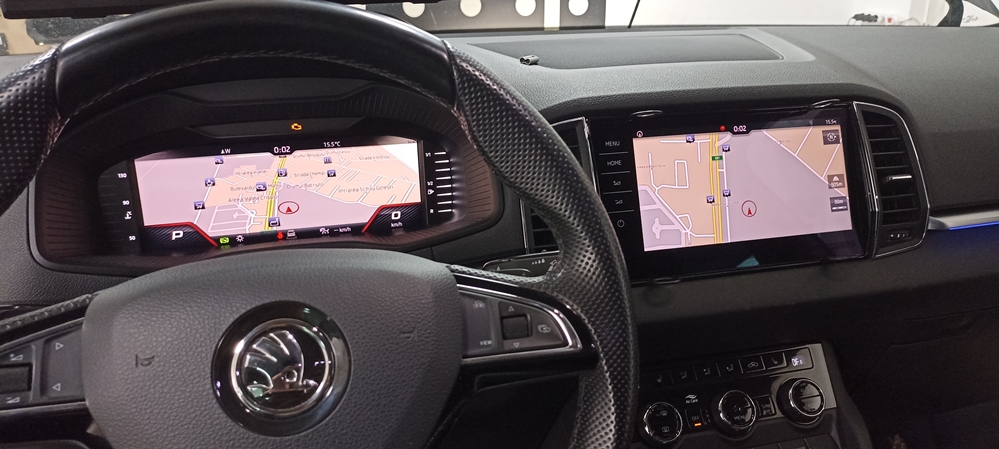 Activare 12 - Skoda Karoq 2018 Instalare Bord Digital Ceasuri Digitale Virtual Cockpit AID Montare 12 - Skoda Karoq 2018 Instalare Bord Digital Ceasuri Digitale Virtual Cockpit AID