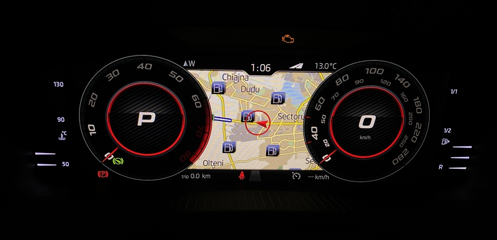 Montare 7 - Skoda Kodiaq 2018 Instalare Ceasuri Digitale Virtual Cockpit Bord Digital Plasma 