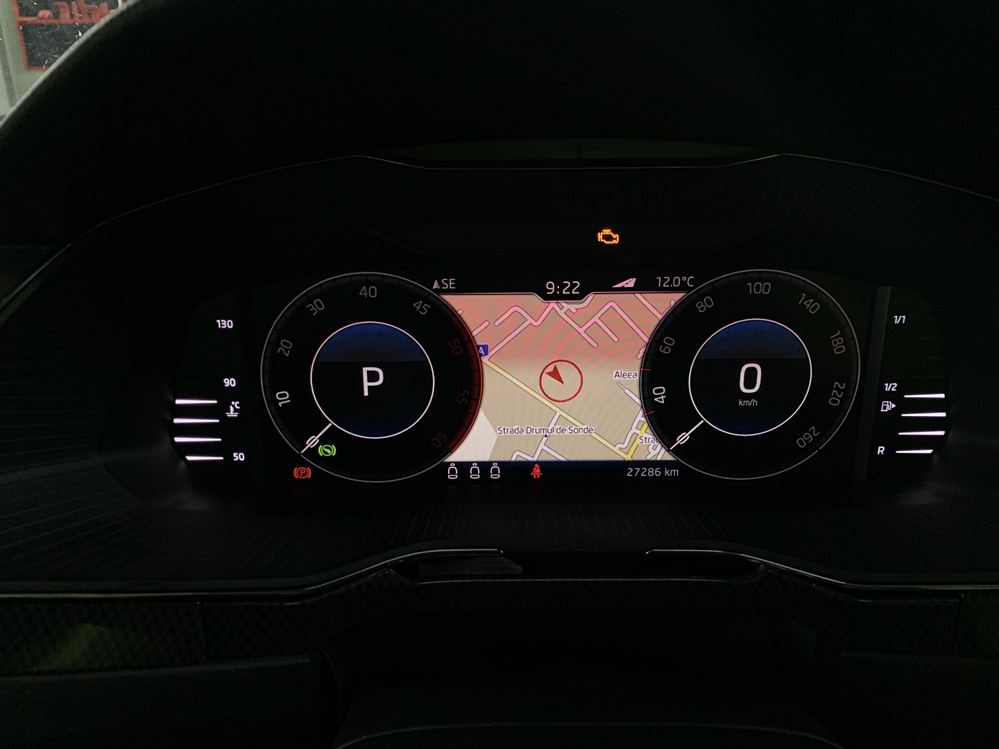 Montare 9 - Montare Ceasuri Digitale Skoda Superb 3 2017 Virtual Cockpit AID Bord Digital