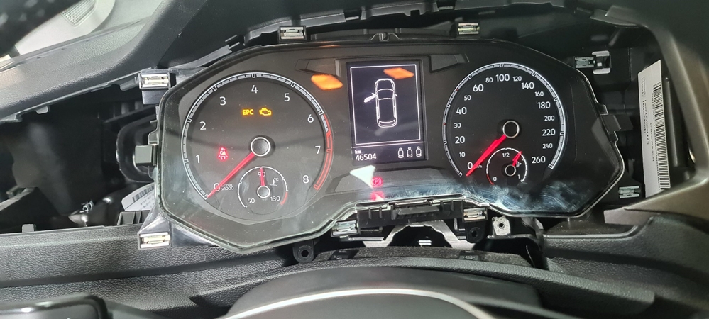 Montare 6 - Instalare Ceasuri Digitale VW T Roc 2020 Virtual Cockpit LED Plasma AID Bord Digital