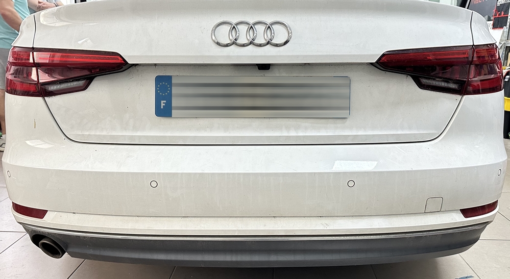 Montare 7 - Audi A4 B9 2018 Instalare Montaj Camera Spate Marsarier Originala