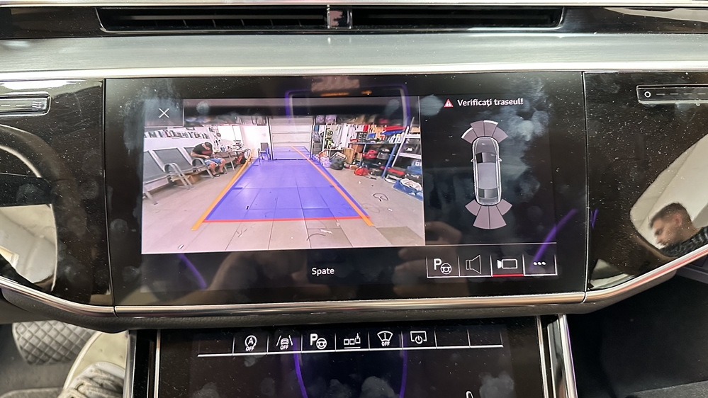 Montare 7 - Audi A8 4N 2020 Instalare Montaj Camera Spate Marsarier Originala