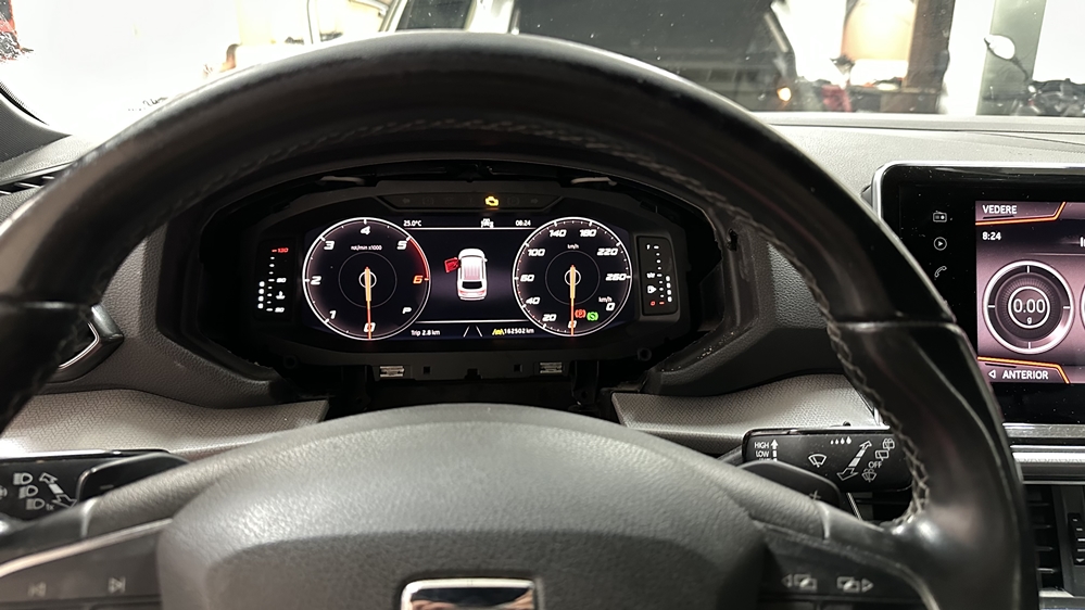Montare 5 - Seat Tarraco 2022 Retrofit Ceasuri Digitale Virtual Cockpit Bord Digital Plasma