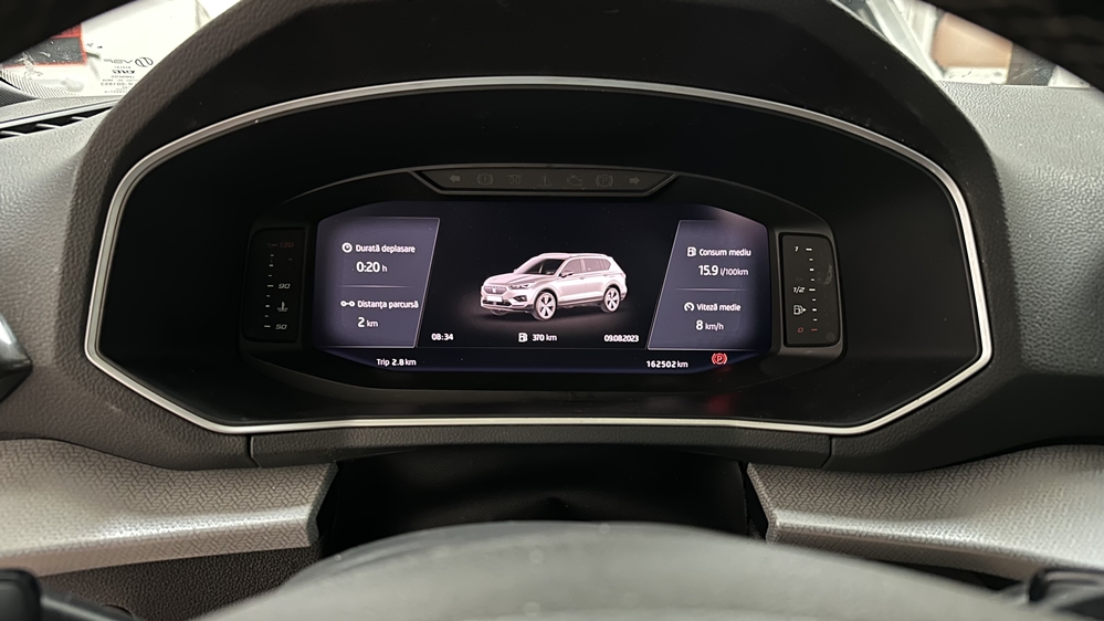 Montare 7 - Seat Tarraco 2022 Retrofit Ceasuri Digitale Virtual Cockpit Bord Digital Plasma