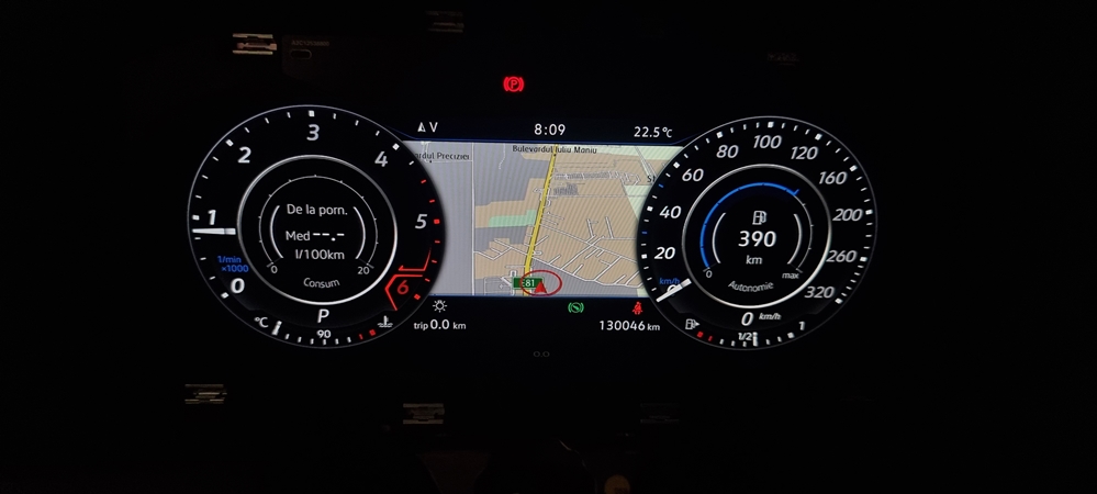 Montare 4 - VW Tiguan 2 AD1 2017 Retrofit Ceasuri Digitale Virtual Cockpit Bord Digital Plasma