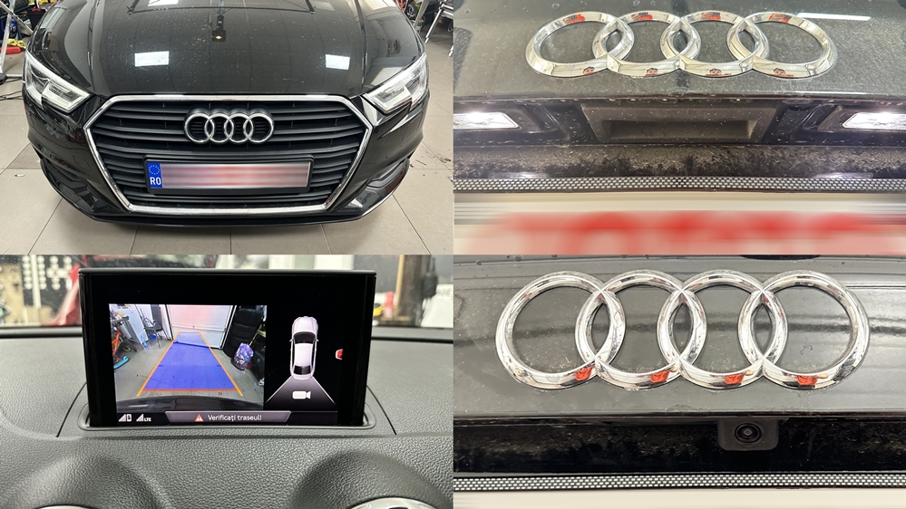 Poza - Audi A3 8V 2018 Instalare Montaj Camera Spate Marsarier 