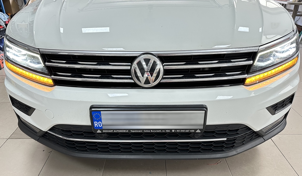 Montare 5 - VW Tiguan 2 AD1 Instalare Faruri FULL LED Matrix Originale