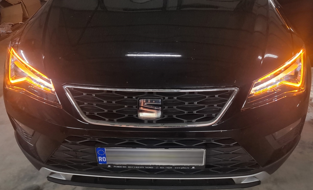 Activare 8 - Seat Ateca 2017 Instalare Faruri LED Originale Highline Montare 8 - Seat Ateca 2017 Instalare Faruri LED Originale Highline
