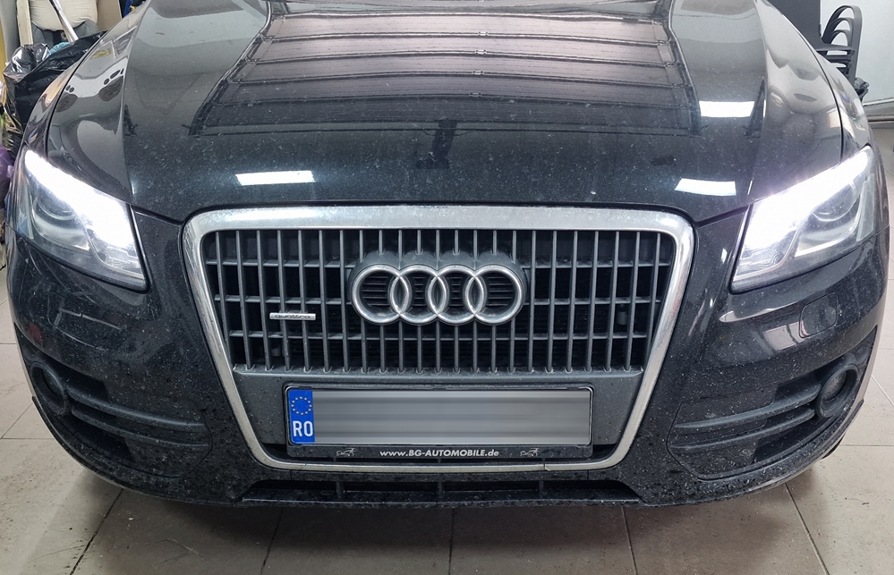 Montare 2 - Audi Q5 8R 2011 Instalare Grup Manete Activare Pilot Automat Tempomat Cruise Control