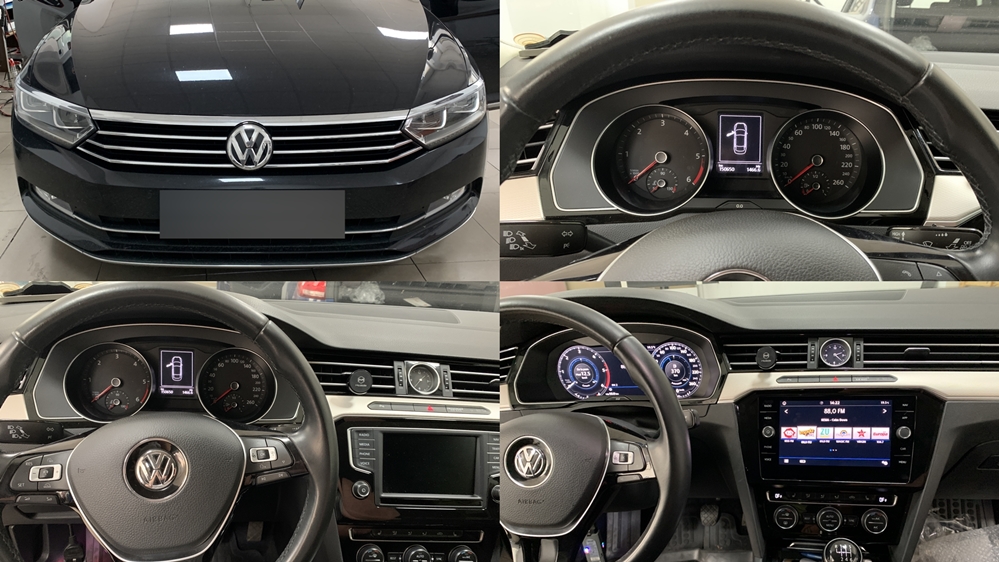 Montaj - Montare MIB 2 Camera Marsarier Ceasuri Digitale VW Passat B8 3G 2017 Instalare - Montare MIB 2 Camera Marsarier Ceasuri Digitale VW Passat B8 3G 2017
