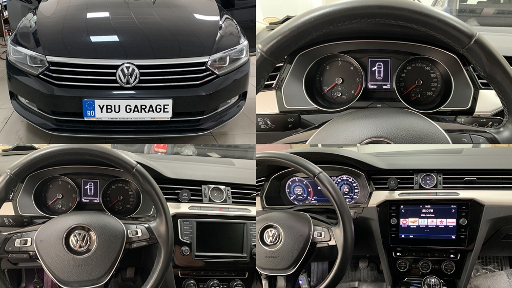 Poza - Instalare Ceasuri Digitale Virtual Cockpit AID VW Passat B8 Camera Spate Highline Navigatie MIB2 8 Inch