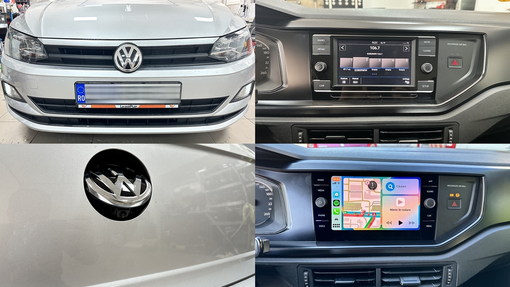 Instalare - VW Polo AW1 2018 Instalare MIB 2 Senzori Parcare Fata Spate Camera Spate Comenzi Volan