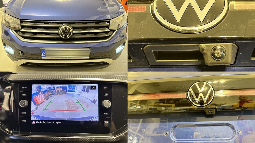 Poza - VW T Cross 2022 Instalare Camera Auto Spate Video Marsarier Originala in Maner