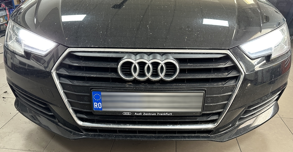 Montare 3 - Instalare Montaj Camera Spate Marsarier Audi A4 B9 2017