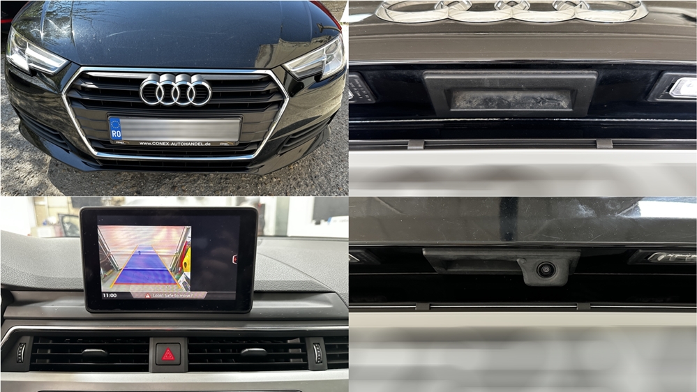 Instalare - Audi A4 B9 2017 Montaj Camera Spate Marsarier Originala Highline OEM In Maner
