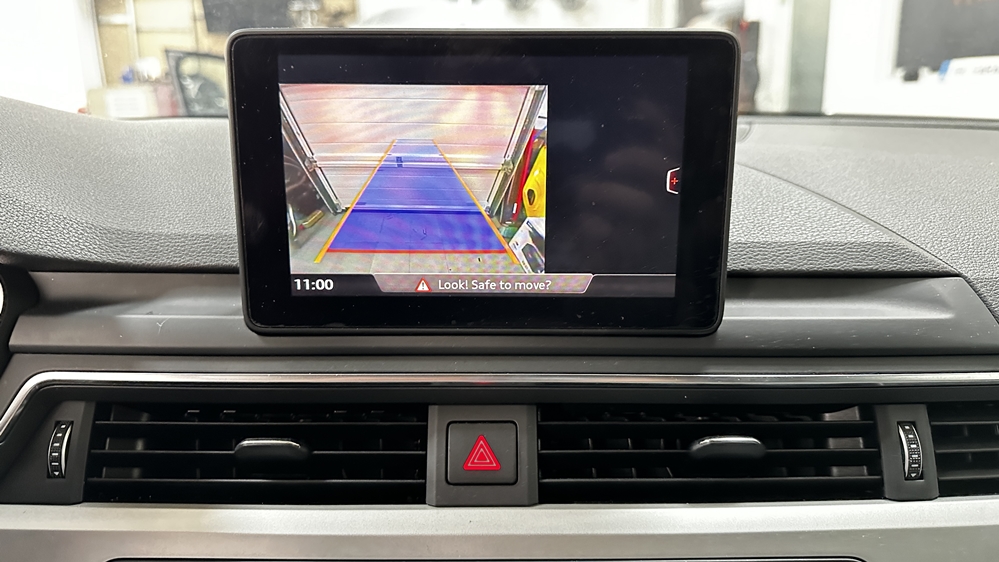 Montare 5 - Audi A4 B9 2017 Montaj Camera Spate Marsarier Originala Highline OEM In Maner