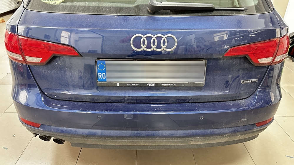 Montare 2 - Audi A4 B9 2017 Instalare Montaj Camera Spate Marsarier Port USB Android Auto Apple Carplay