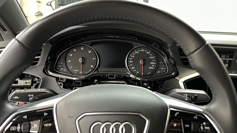 Montare 3 - Audi A7 4K 2020 Instalare Ceasuri Digitale Virtual Cockpit AID Bord Digital