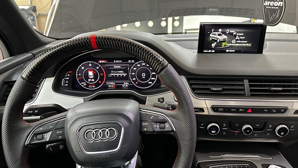 Montare 5 - Audi Q7 4M 2019 Instalare Ceasuri Digitale Virtual Cockpit AID Bord Digital