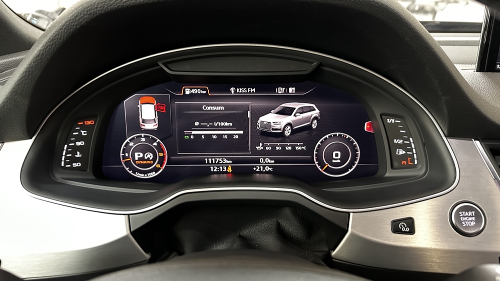 Montare 6 - Audi Q7 4M 2019 Instalare Ceasuri Digitale Virtual Cockpit AID Bord Digital