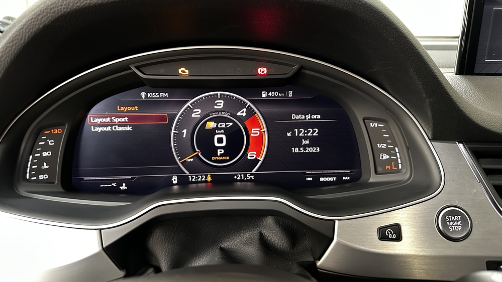 Montare 9 - Audi Q7 4M 2019 Instalare Ceasuri Digitale Virtual Cockpit AID Bord Digital